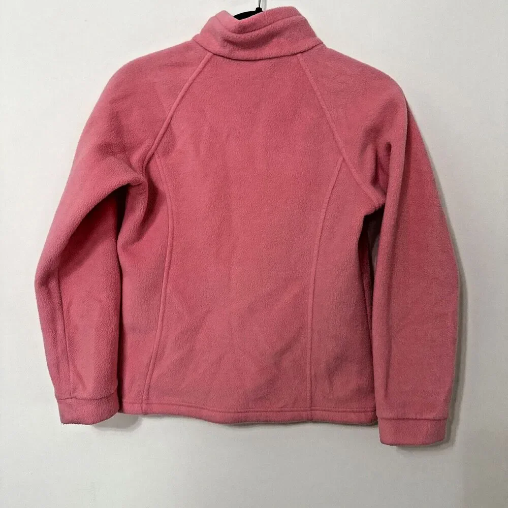 GIRLS Columbia Fleece Jacket - Medium 10/12 in Pink